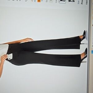Tapata stretch Black Dress Pant bootcut 32" inseam Large New pullon 4 pocket New